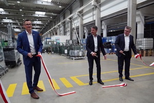 Opening ceremony at Pilkington IGP plant in Ostrołęka