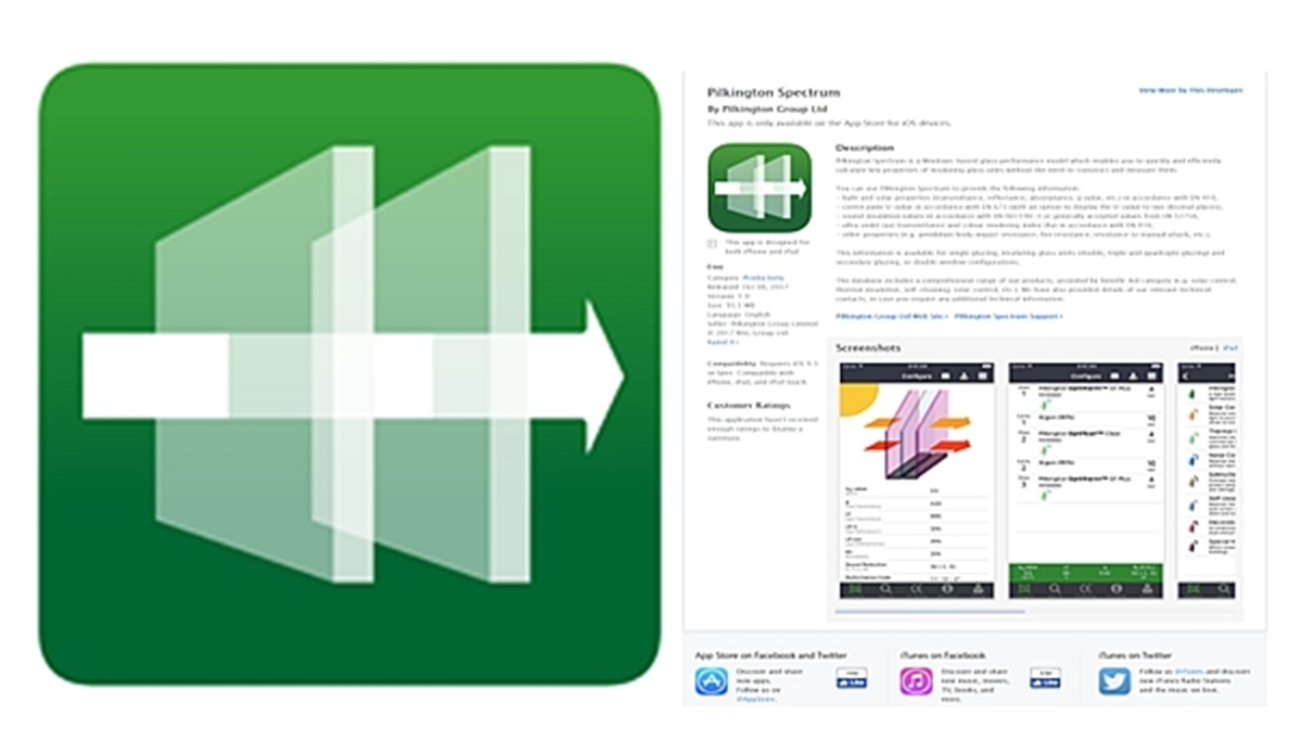 Pilkington Spectrum now available for onthego use via new smartphone app